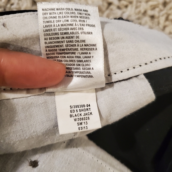 OLD NAVY | Black Summer Cotton Shorts (Size  6) - Picture 5 of 6